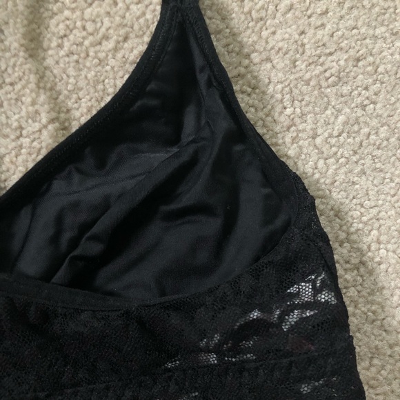 PINK Black Lace Bralette - Picture 3 of 6